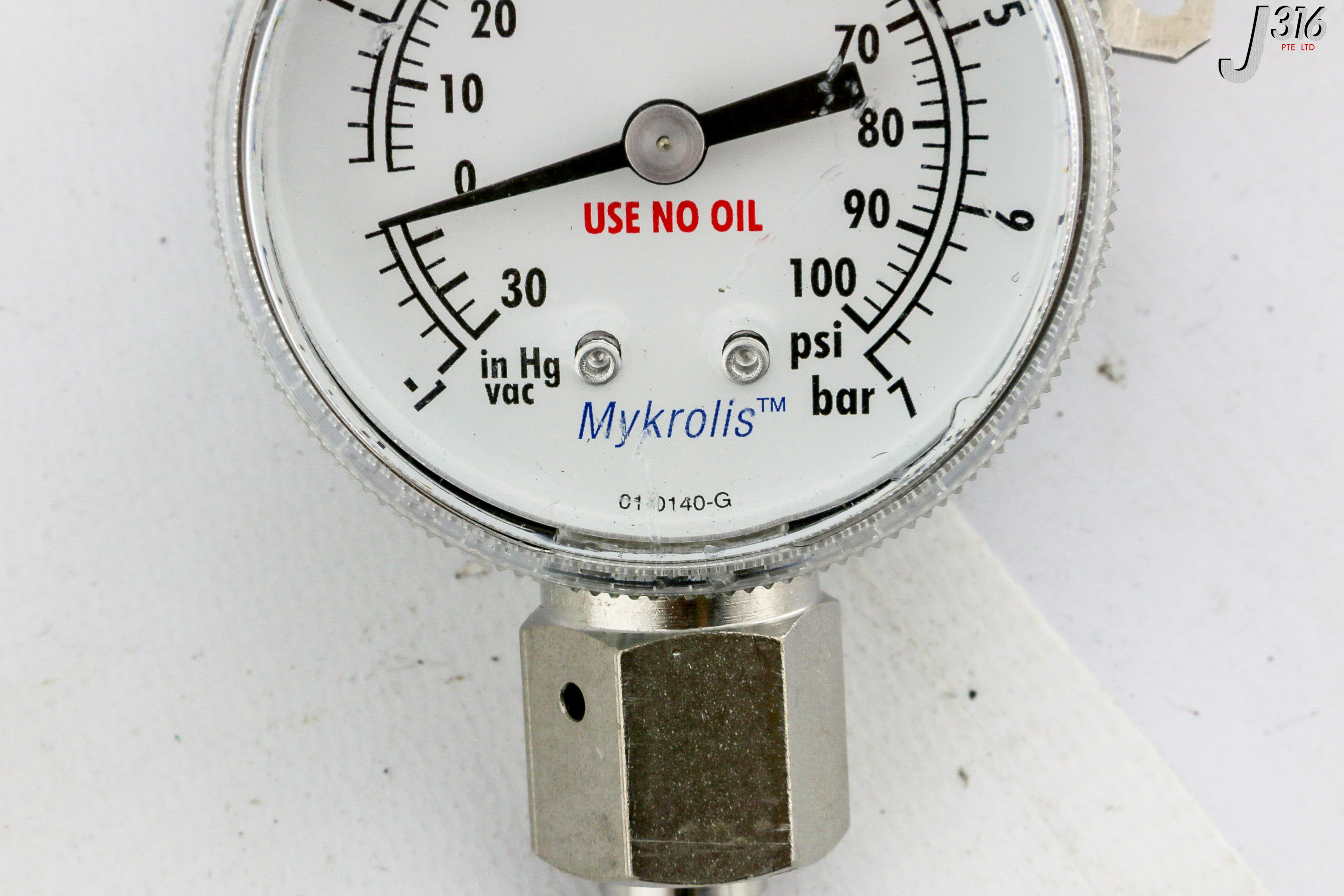 専用1 29431 MYKROLIS PRESSURE GAUGE, -30 - 100 PSI 01-0140-G | eBay
